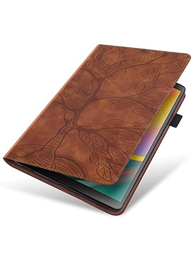 erorex Case For Galaxy Tab A7 10.4" 2020 Folio Flip Pu Leather Cover Case Galaxy Tab A7 Pen Holder Standing Wallet Protective Tablet Case Samsung Galaxy Tab A7 T500 T505 T507 Brown - Image 5
