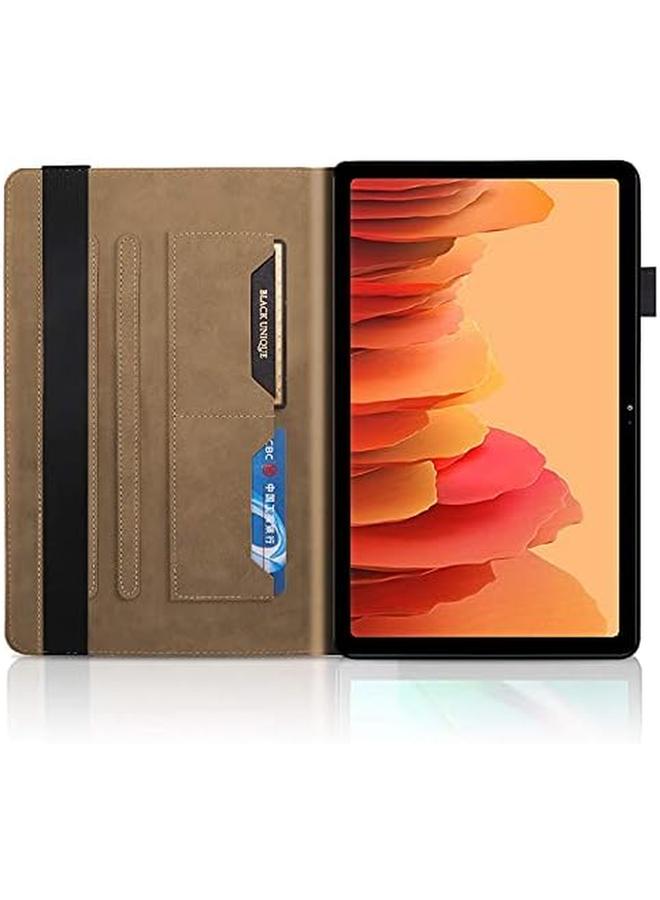 erorex Case For Galaxy Tab A7 10.4" 2020 Folio Flip Pu Leather Cover Case Galaxy Tab A7 Pen Holder Standing Wallet Protective Tablet Case Samsung Galaxy Tab A7 T500 T505 T507 Brown - Image 4