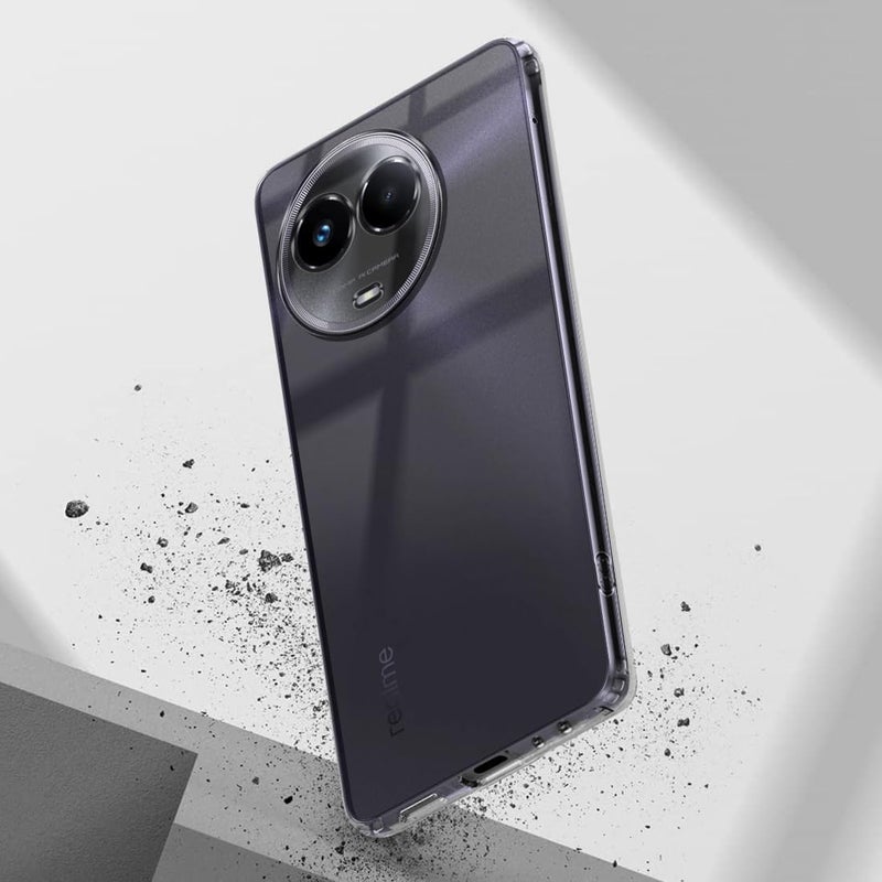 Nishtech غطاء خلفي شفاف هجين ناعم رفيع مضاد للغبار لجهاز Realme 11 5G مع حماية الكاميرا - Image 4