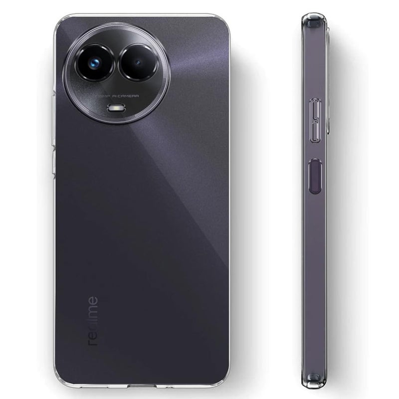 Nishtech غطاء خلفي شفاف هجين ناعم رفيع مضاد للغبار لجهاز Realme 11 5G مع حماية الكاميرا - Image 3