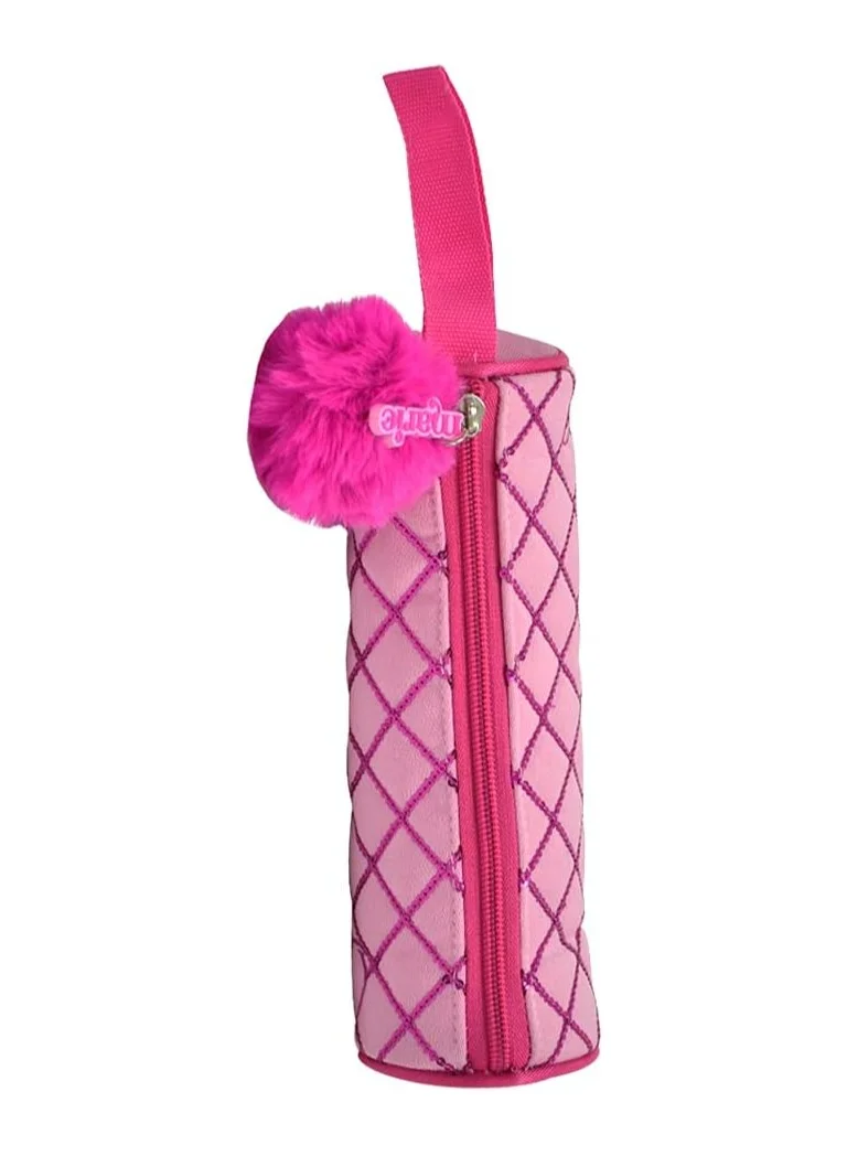 Disney Disney Marie Chic Cat Premium Pencil Case Round Pink