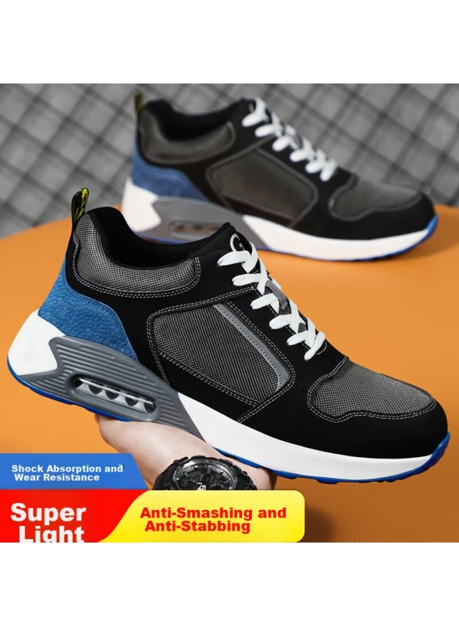 Jingtu Jingtu Safety Shoes For Men, Breathable, Steel Toe Cap, Puncture-resistant, Wear-resistant, Ultra-light, Construction Site Work Boots 1132 Size 42 - Image 1