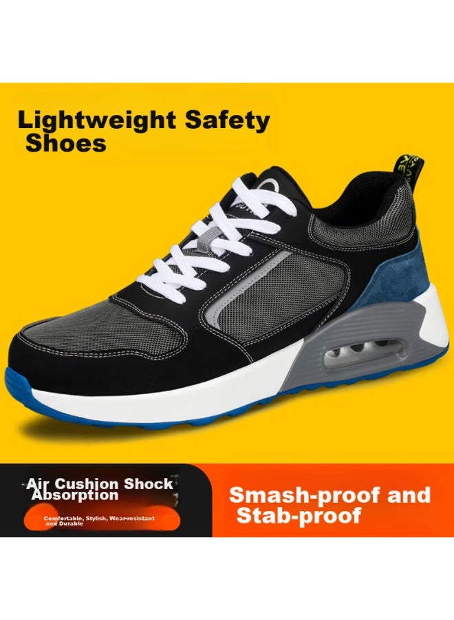 Jingtu Jingtu Safety Shoes For Men, Breathable, Steel Toe Cap, Puncture-resistant, Wear-resistant, Ultra-light, Construction Site Work Boots 1132 Size 42 - Image 5