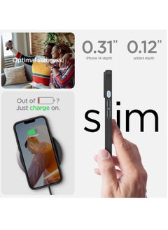Spigen for Apple iPhone 14 Plus (2022) Ultra Hybrid Case Designed - Matte Black  - Image 4