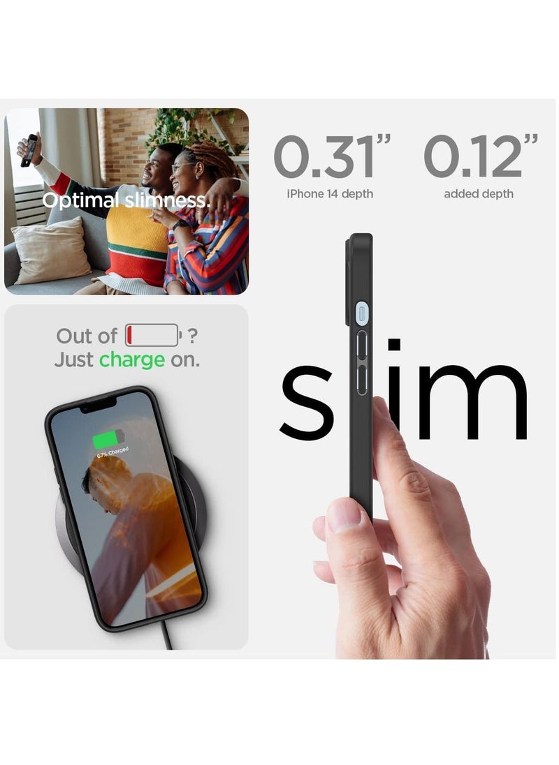Spigen for Apple iPhone 14 Plus (2022) Ultra Hybrid Case Designed - Matte Black  - Image 4