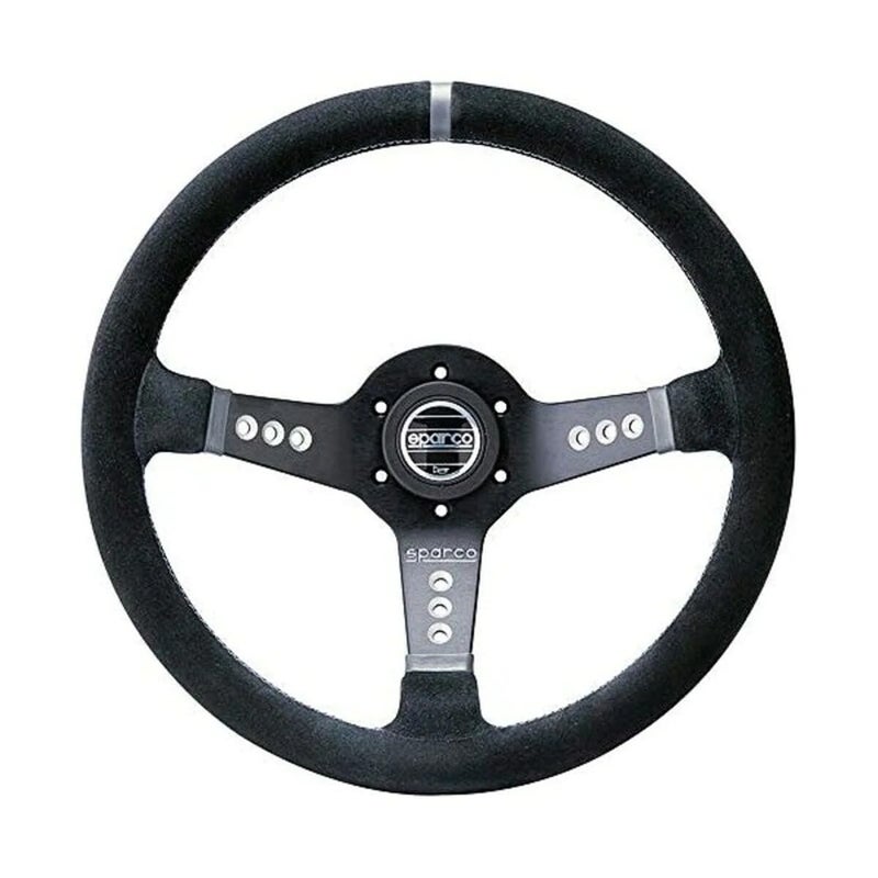 Sparco 015L800SC Steering Wheel (Strwhl L777 Suede Black) - Image 3