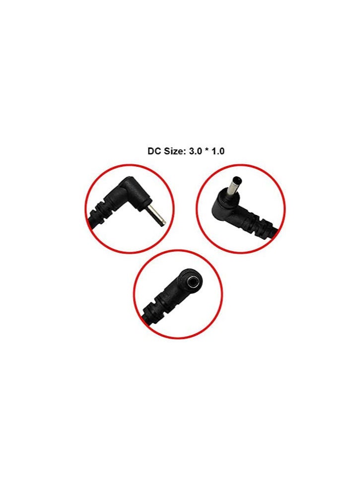 CSF SAMSUNG Adapter Power Charger Laptop 19V 2.1A 40W -DC size 3.0 X 1.0 mm  - Image 3