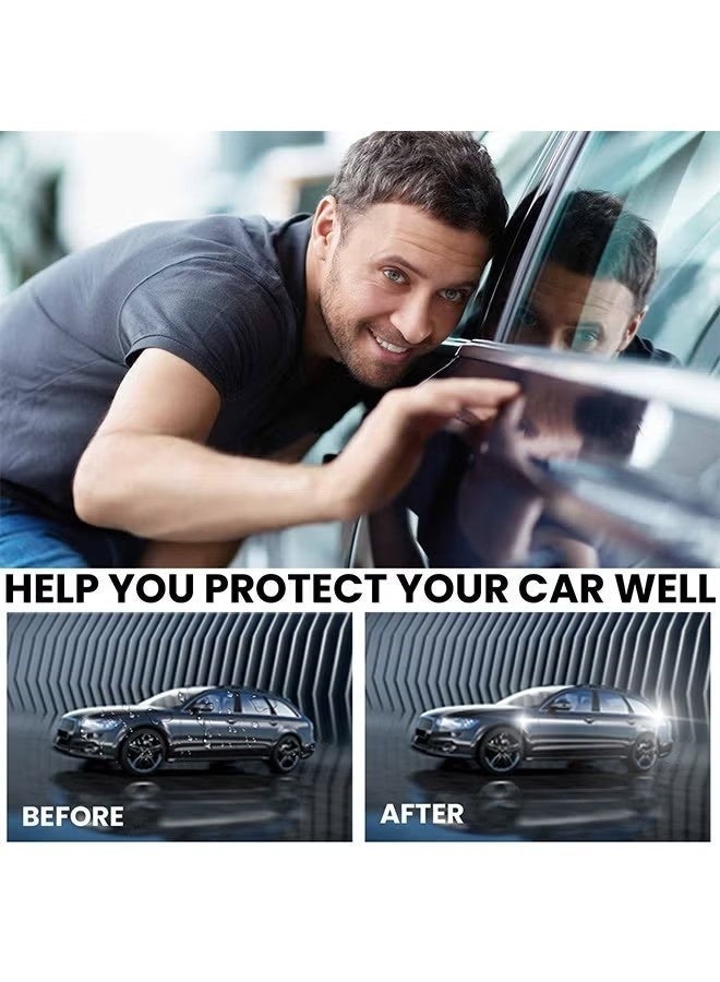 RAYHONG Graphene Ceramic Coating, New Plastics Parts Crystal Coatings Car High Gloss Protective Layer, Upgrade Crystals Coating For Cars Plastic Restorer Refurbish Agent, With Sponge*1, Towel*1, Gloves*2, Coated Cloth*2 - Image 4
