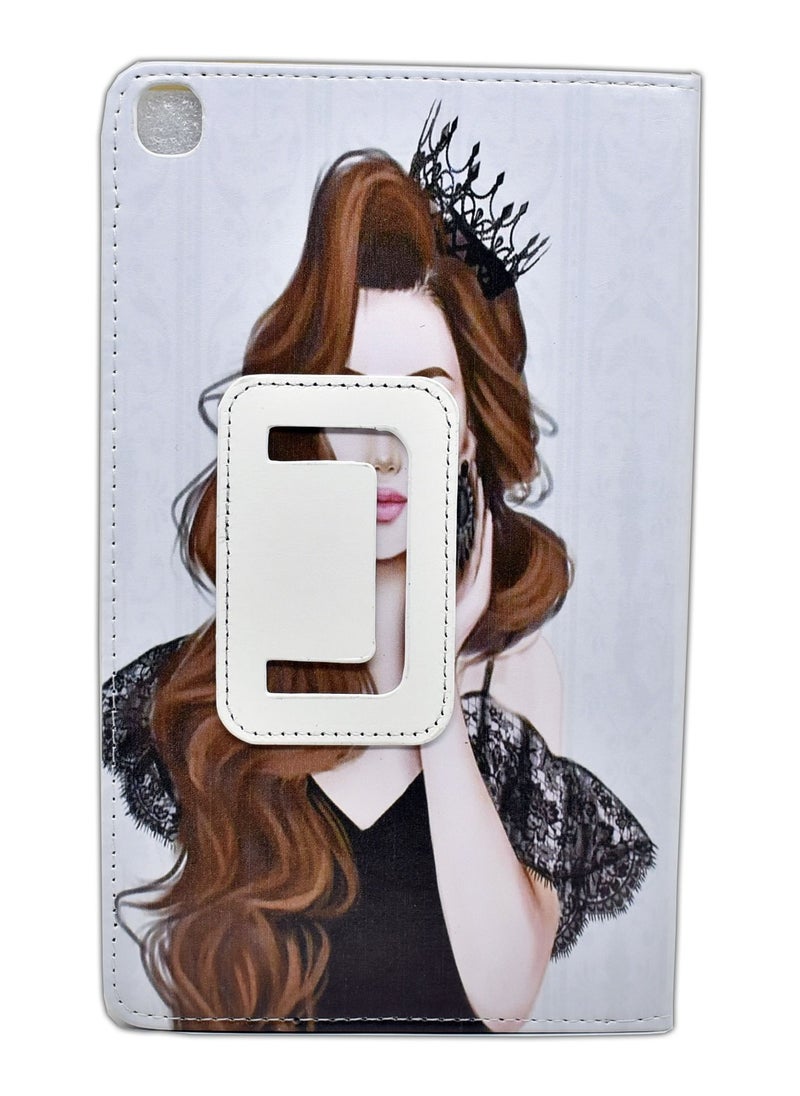 Generic - Stand Protective Flip Cover With Special Drawing For Samsung Galaxy Tab A T290 - T295 Size 8 inches 2019 - Image 1