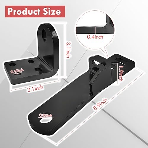 WEST ORGIN RBK24 Reflex Steering Stabilizer Mounting Bracket Kit Compatible with Roadmaster RM-RSSC Compatible with 1987-2024 Ford E250, 350, and 450 Based Motor Homes with OE Steering Damper - Image 3