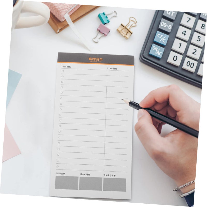 Weekly Grocery Shopping List Notepad Planner Notebook With Lined Pages - Image 4