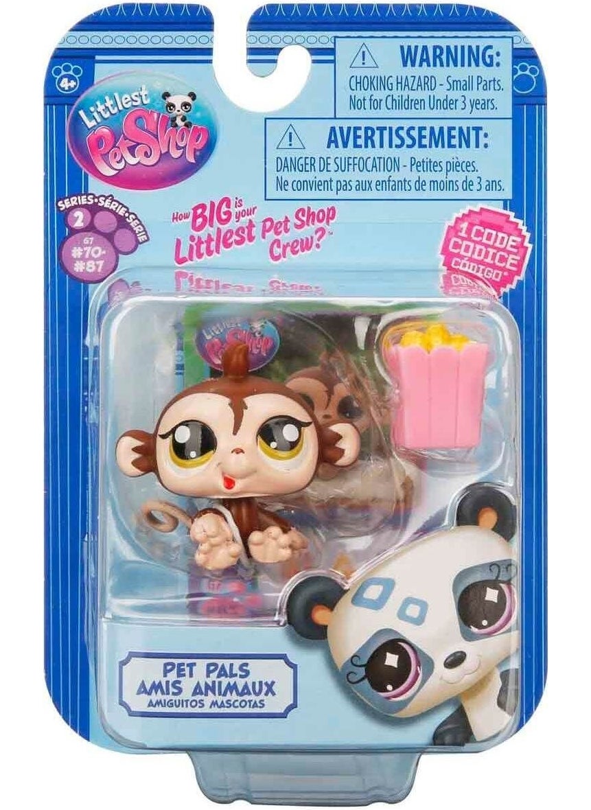Littlest Pet Shop - Minis 1-Piece Figure Series 2 - Monkey - 5 cm Minis - Image 1