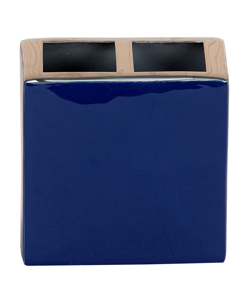 Better Trends Trier Bath Accessories Coll is impeccably Design Crafted to add Enduring Style for Exceptional Elegance to Bathroom 100 Stainless Steel in Vibrant Colors Tooth Brush Holder Blue