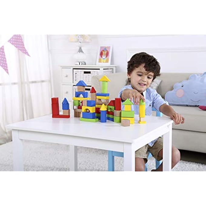 TK15101 WOODEN BLOCKS SET, MULTI-COLOUR, 18 X 21.5 CM - Image 3