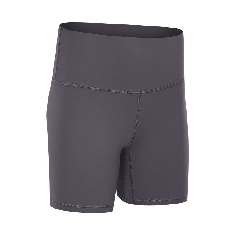 Generic High Waist Yoga Shorts Women Shaping Gym S2064 Shallow Lotus Ash 