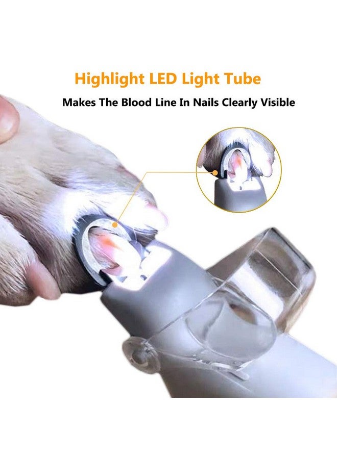 Helishy Illuminated Pet Nail Clipper, 5X Magnification Pet Nail Scissor Safe with LED Light, Pet Grooming Nail Care Tool Great for Dogs Cats - Image 3