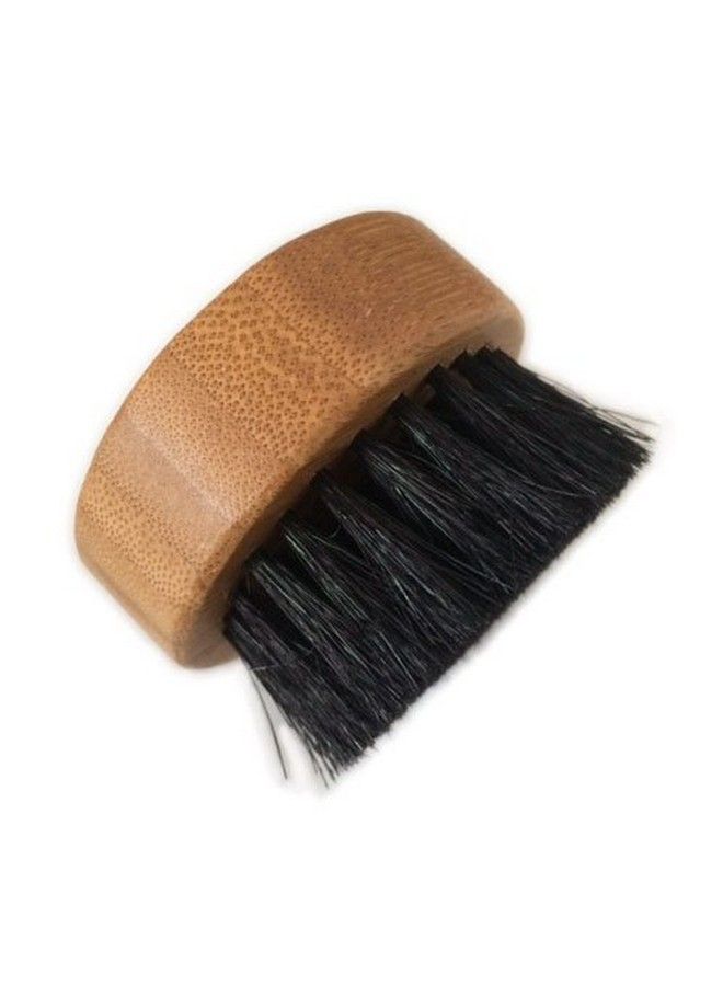 G.B.S فرشاة لحية مستديرة للرجال بمقبض خشبي مصنوعة من شعيرات قوية للعناية المثالية بشعر الوجه، فرشاة لحية فاخرة تأتي مع علبة من مادة Tl مثالية للتنظيف - Image 4