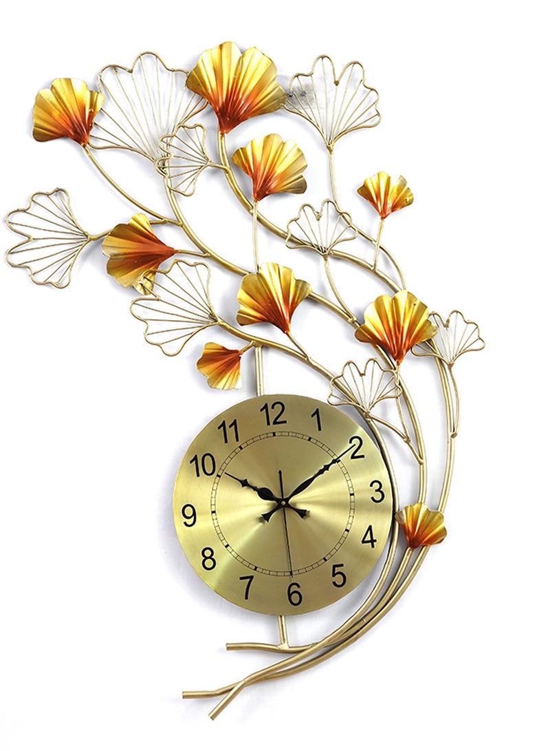 GHORI Hanging Modern Iron Wall Clock Decor - Image 1