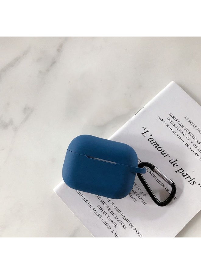 AirPods Pro 3 silicone protective case cover, Front LED Visible (Blue) - Image 3