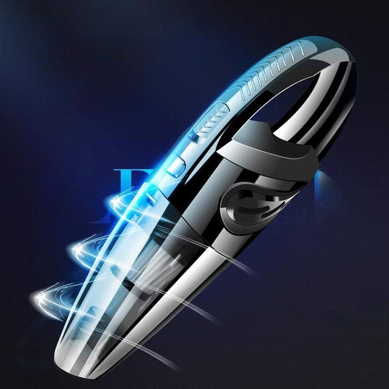 GLEVAR Portable Car Vacuum Cleaner | Cordless Handheld 12V Auto Detailing Kit | Powerful Wet/Dry Suction for Dust, Pet Hair, Debris | Rechargeable Home & Vehicle Interior Cleaner with Attachments - Image 4