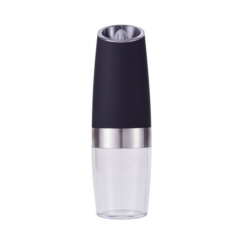 Gravity Sensing Pepper Grinder Electric Home Use ABS single Black 