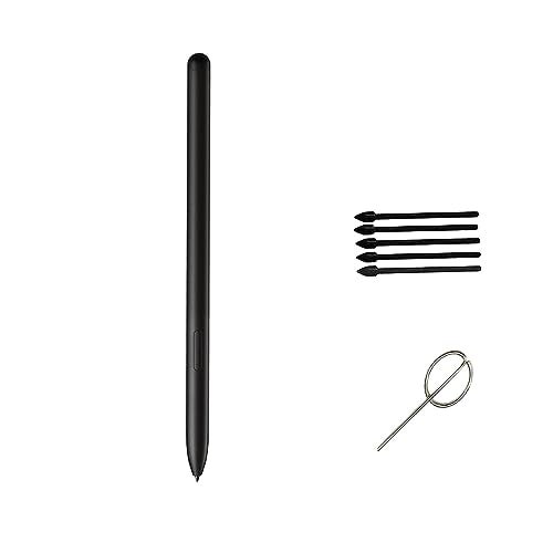 CaoXiong Tab S9 Stylus Pen Replacement for Samsung Galaxy Tab S9S9 PlusS9 Ultra S PenTab S9Tab S9 UltraAll Versions Stylus Touch S Penwith Tips and Card PinBlack - Image 1