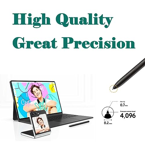 CaoXiong Tab S9 Stylus Pen Replacement for Samsung Galaxy Tab S9S9 PlusS9 Ultra S PenTab S9Tab S9 UltraAll Versions Stylus Touch S Penwith Tips and Card PinBlack - Image 3