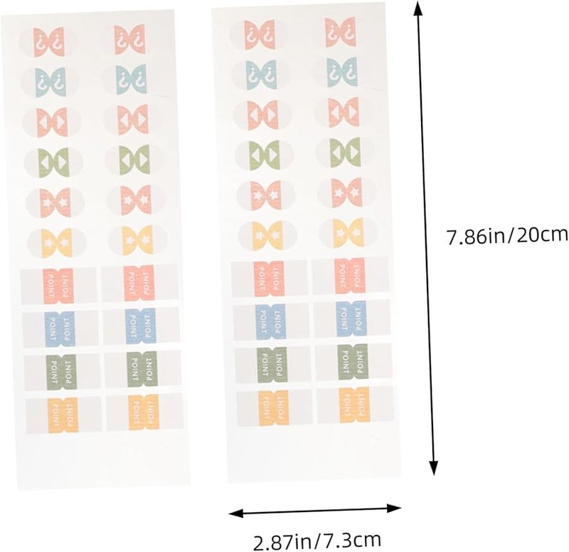 علامات صفحات شفافة 6 أوراق علامات تبويب فهرسية للقراءة تدوين الملاحظات تنظيم الدراسة - Image 3