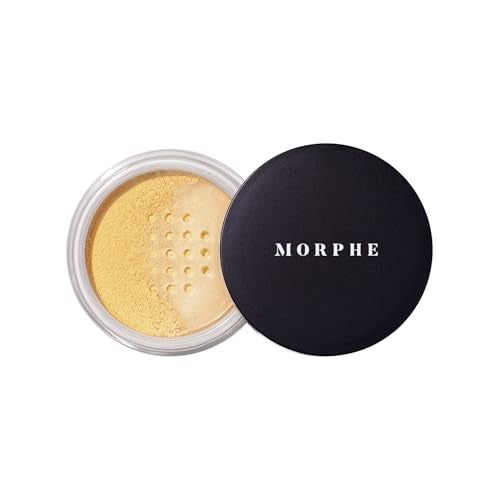 Morphe Bake Set Setting Powder Lightweight TalcFree Finishing Powder for Face Makeup with a Soft Natural Finish Minimizes Shine for Up to 24HR Banana Rich 031 oz