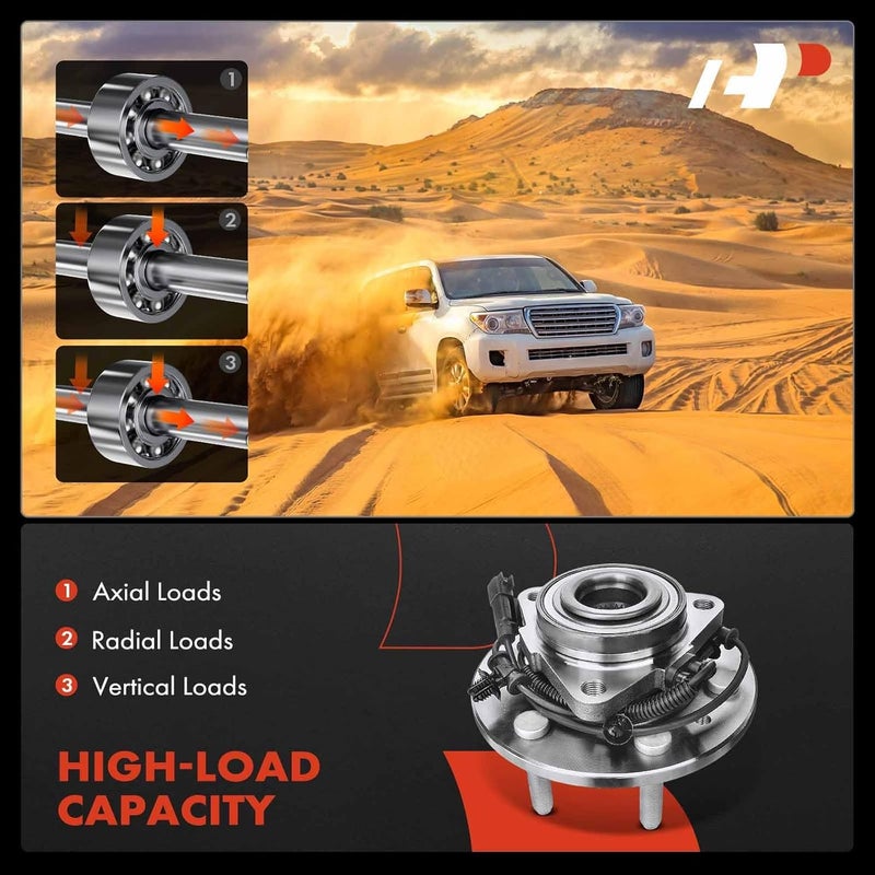 A-Premium Front Wheel Bearing and Hub Assembly for Ram 1500 - Image 5