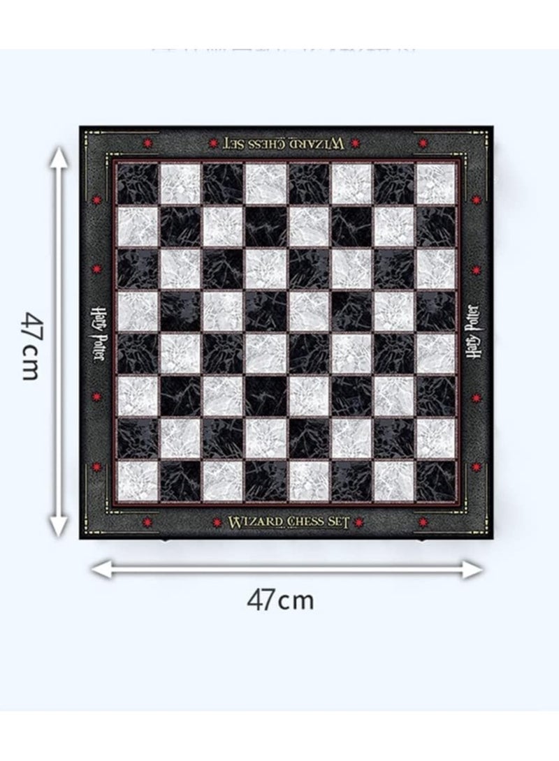 general Chess Board Game Black and White 64 Frame Board Highly Reproduced Plot Simple and Beautiful 32 Pieces - Image 2