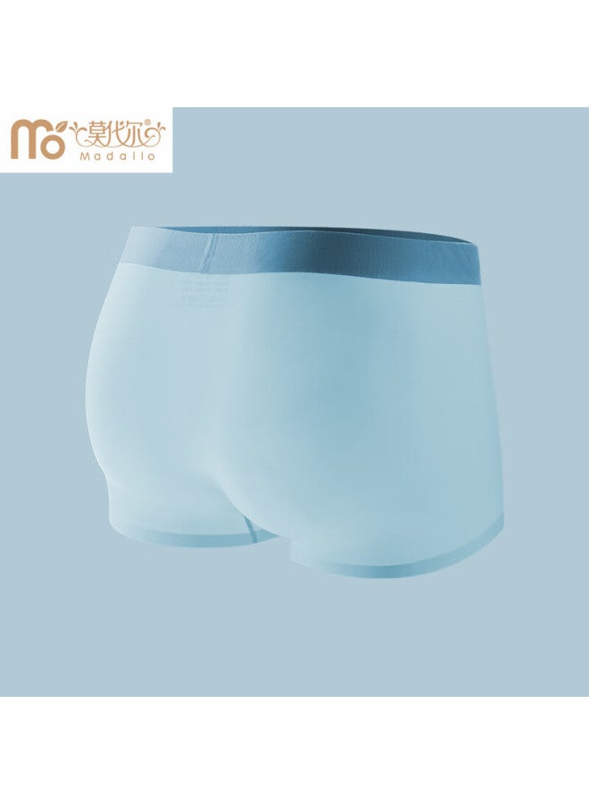 Modal 5-pack Men's Ice Silk Seamless Breathable Antibacterial Boxer Briefs Loose-fit Men's Four-corner Shorts Underwear - Image 4
