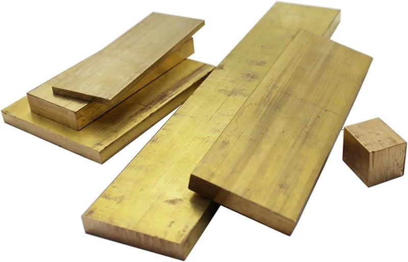 RAHBI Brass Plate Flat Bar Sheet Strip Various Sizes leisurely (Size : 8x80x100mm 1pc) - Image 2