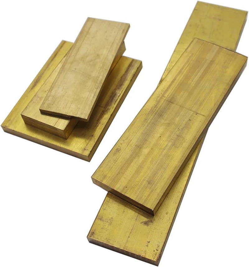 RAHBI Brass Plate Flat Bar Sheet Strip Various Sizes leisurely (Size : 8x80x100mm 1pc) - Image 3