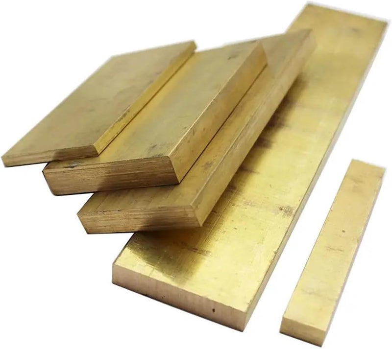 RAHBI Brass Plate Flat Bar Sheet Strip Various Sizes leisurely (Size : 8x80x100mm 1pc) - Image 1