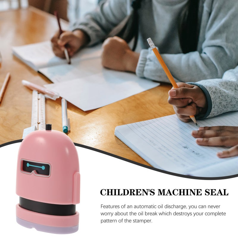 2pcs Name Stamp for Clothing Kids DIY Clothing Stamp Robot Shape Name Stamp Kids Clothes Name Stamp - Image 3