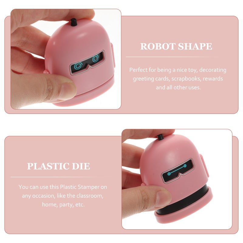 2pcs Name Stamp for Clothing Kids DIY Clothing Stamp Robot Shape Name Stamp Kids Clothes Name Stamp - Image 5