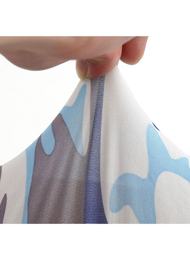 نيبمينينت Sun Ray Protection Reduce Heat Arm Sleeves Ice Silk Outdoor Sport Activity Jogging Riding Football Fitness Summer For Men Women Teenager Athlete - Image 5