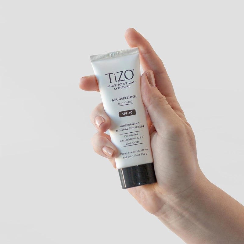 TIZO Photoceuticals Am Replenish Nontinted Facial Mineral Sunscreen SPF 40 175 oz - Image 3