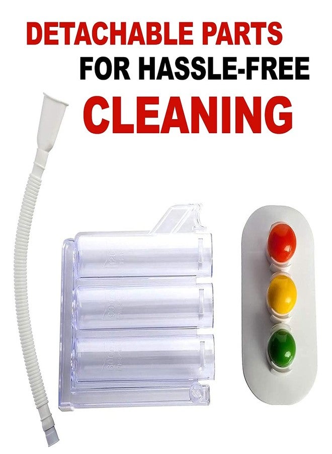 BeatStock 3 Ball Breathing Respiratory Exerciser (Multi). - Image 5