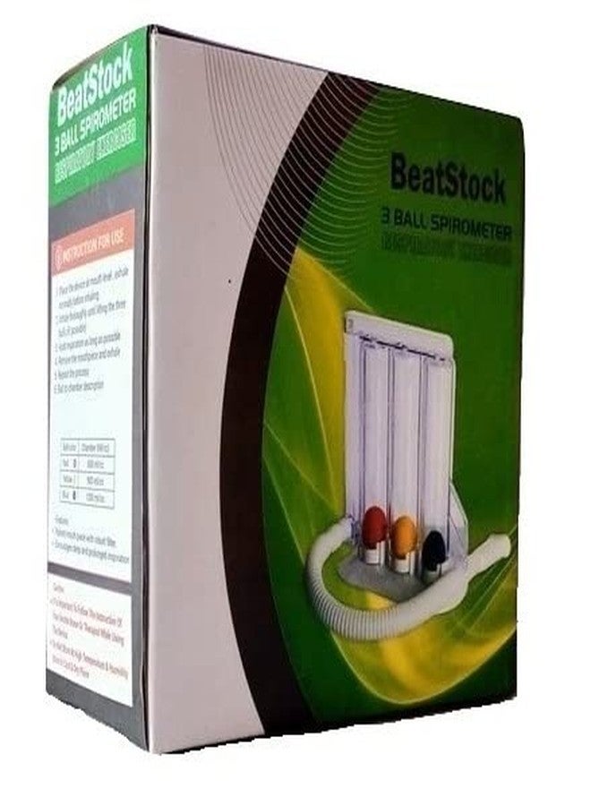 BeatStock 3 Ball Breathing Respiratory Exerciser (Multi). - Image 1