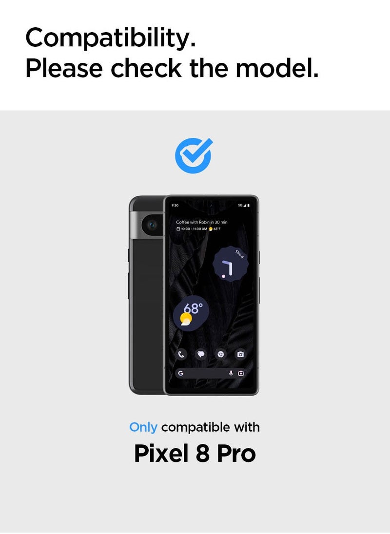 Spigen - Glastr Align Master Google Pixel 8 PRO Screen Protector Premium Tempered Glass [Case Friendly Edge to Edge] - 1 Pack - Image 1