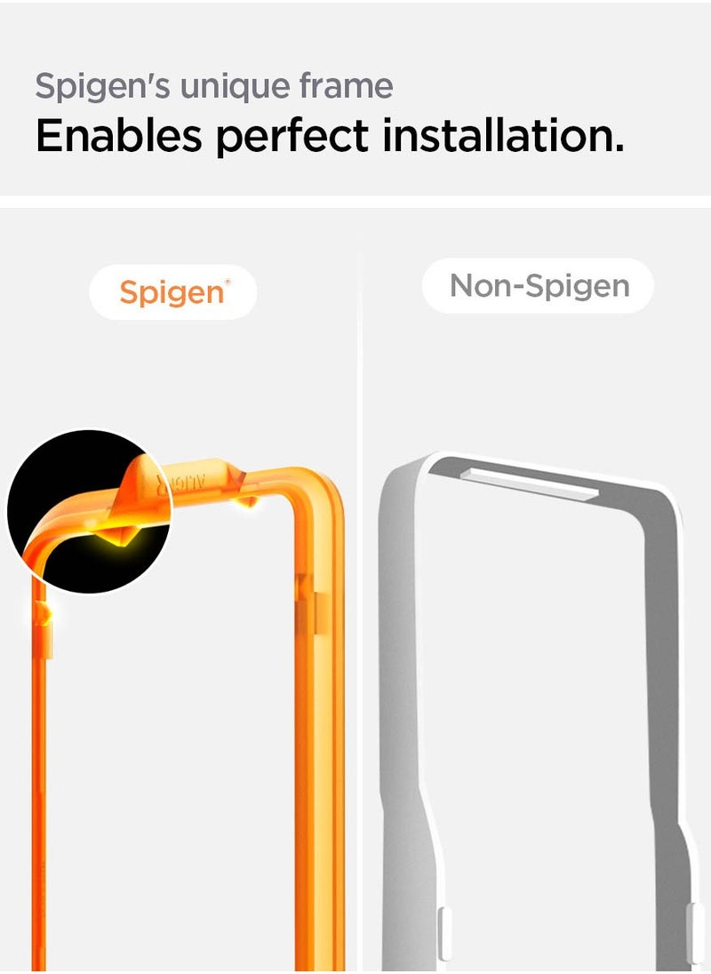 Spigen - Glastr Align Master Google Pixel 8 PRO Screen Protector Premium Tempered Glass [Case Friendly Edge to Edge] - 1 Pack - Image 1