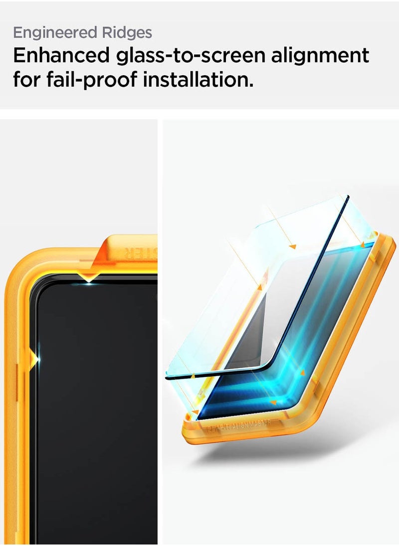 Spigen - Glastr Align Master Google Pixel 8 PRO Screen Protector Premium Tempered Glass [Case Friendly Edge to Edge] - 1 Pack - Image 1
