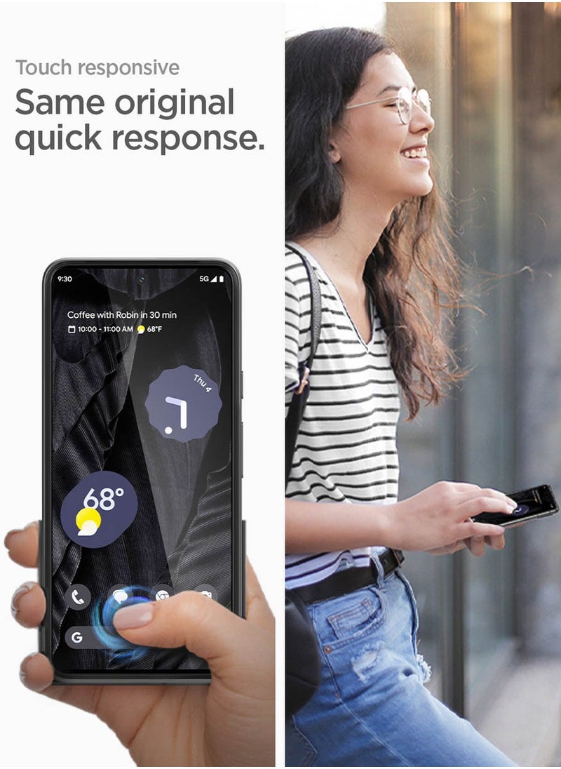 Spigen - Glastr Align Master Google Pixel 8 PRO Screen Protector Premium Tempered Glass [Case Friendly Edge to Edge] - 1 Pack - Image 1