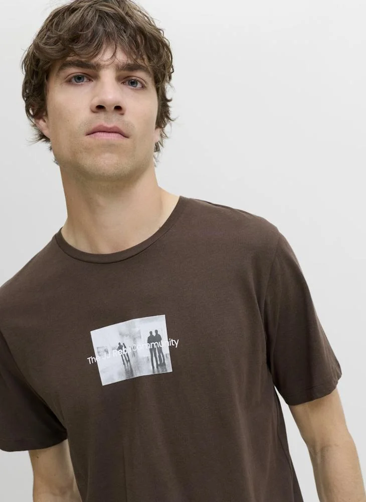 JJ Rebel Graphic Print Regular Fit T-Shirt
