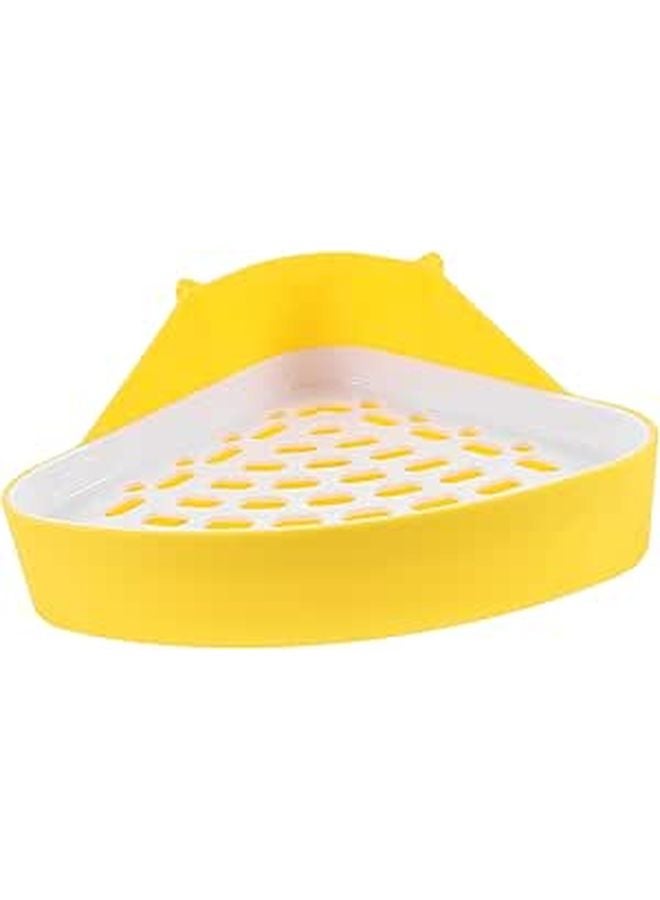 Leak Resistant Bunny Litter Box Small Toilet for Rabbits Guinea Pigs Hamsters - Image 1