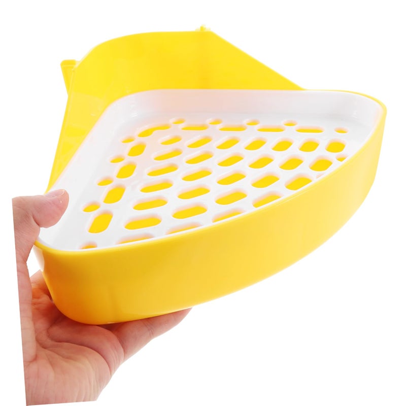 Leak Resistant Bunny Litter Box Small Toilet for Rabbits Guinea Pigs Hamsters - Image 5