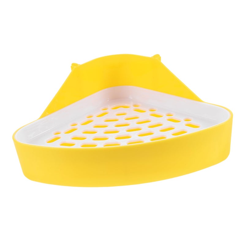 Leak Resistant Bunny Litter Box Small Toilet for Rabbits Guinea Pigs Hamsters - Image 2