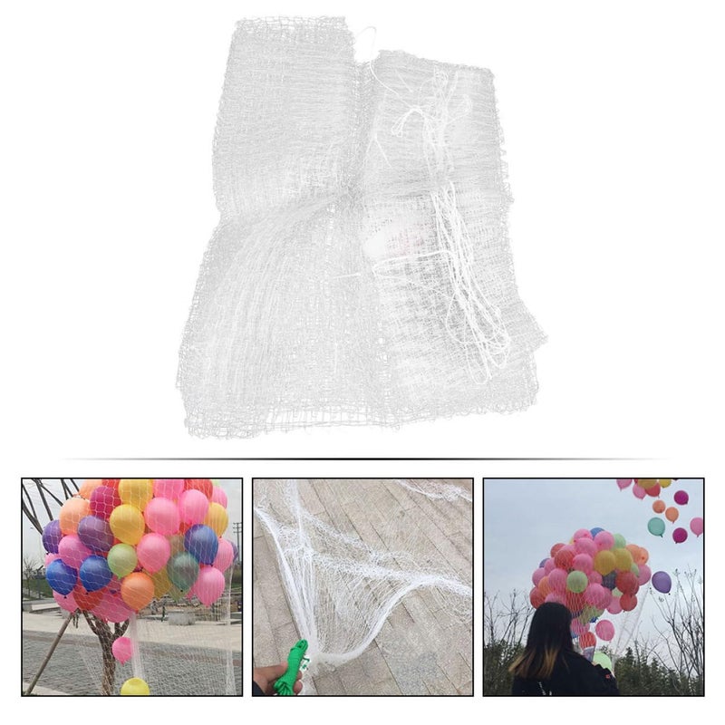 Large Reusable Mesh Balloon Release Net Set For Birthday Wedding Ceiling Decorations - Image 4